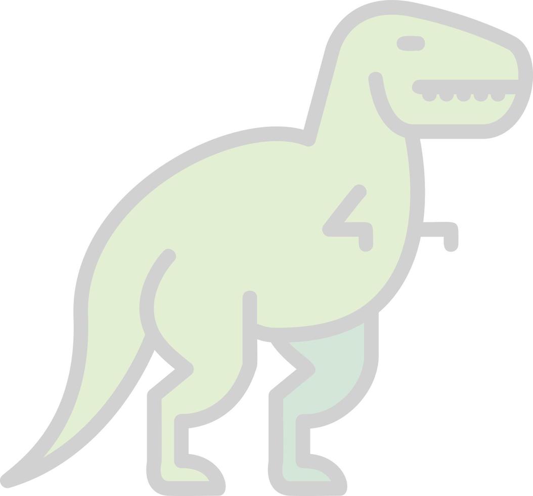 diseño de icono de vector de dinosaurio