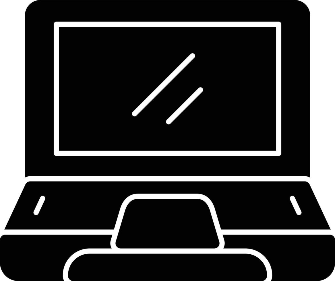 Laptop Vector Icon Design