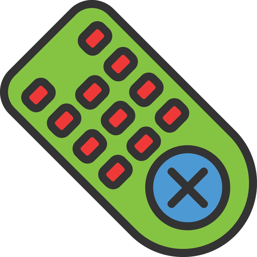 Remote Control Vector Icon Design