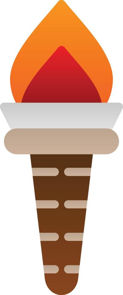 Torch Vector Icon Design