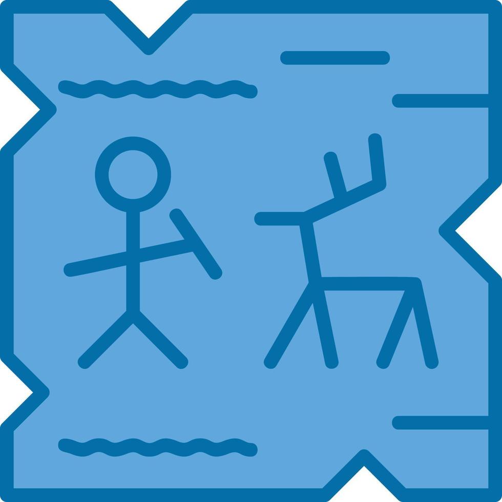 Cave Painting Vector Icon Design
