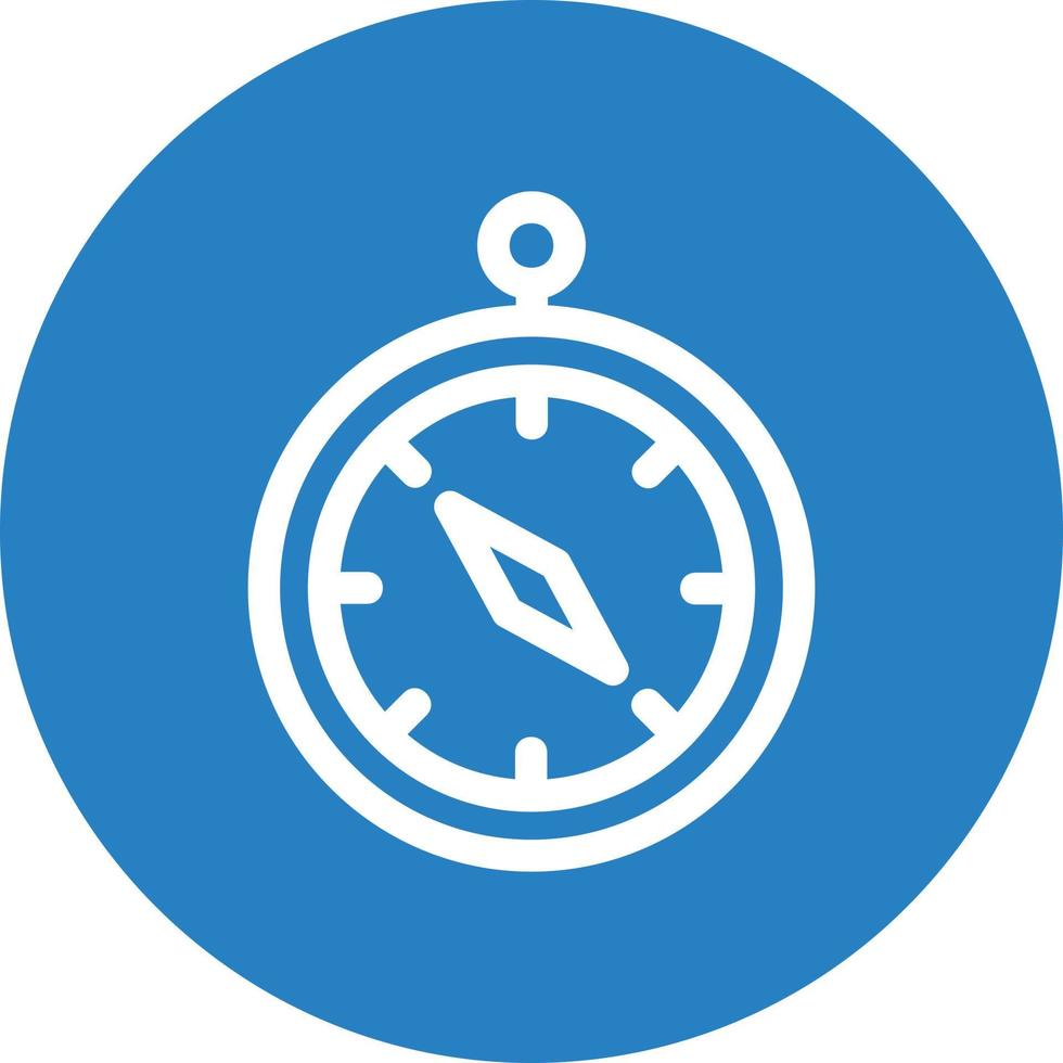 Compass Filled Icon vector