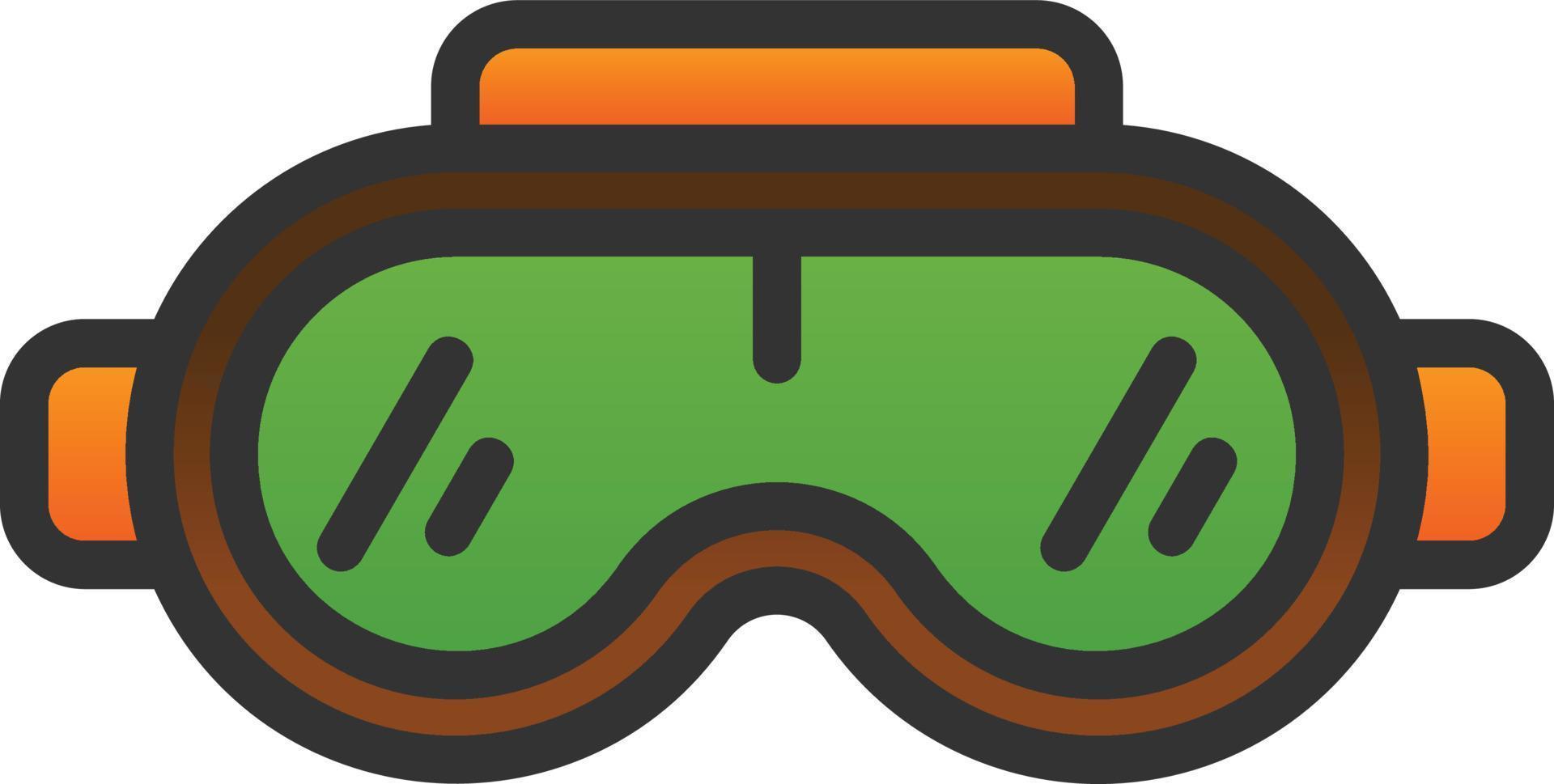 diseño de icono de vector de gafas vr