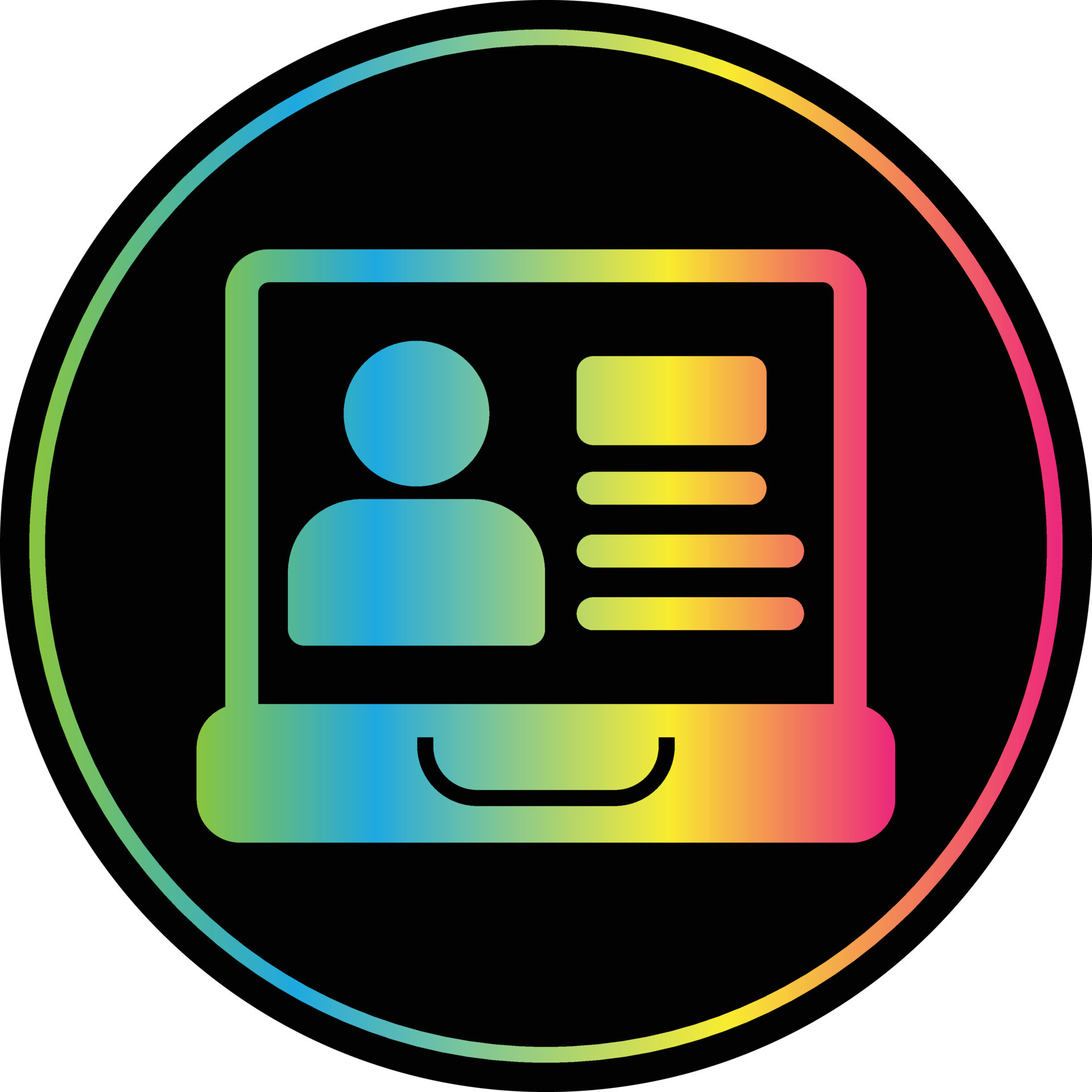 Profile Vector Icon Design 14820530 Vector Art at Vecteezy