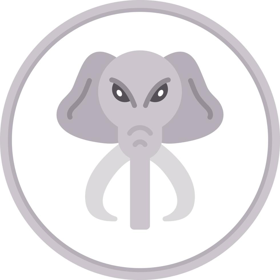Mammoth Vector Icon Design