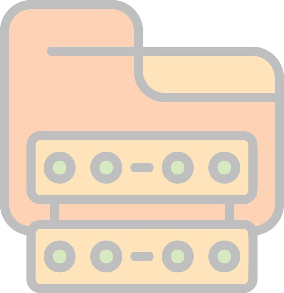 Data Storage Vector Icon Design