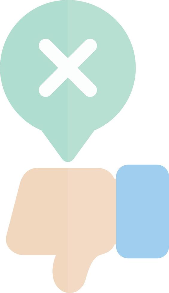 Disagree Vector Icon Design