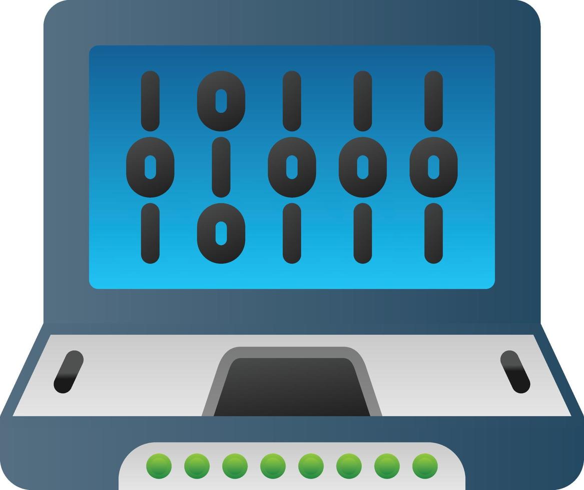 Binary Code Vector Icon Design