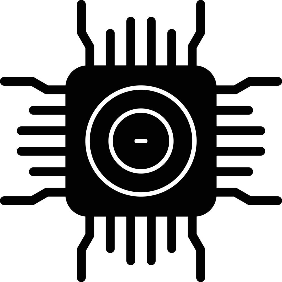 diseño de icono de vector de cpu