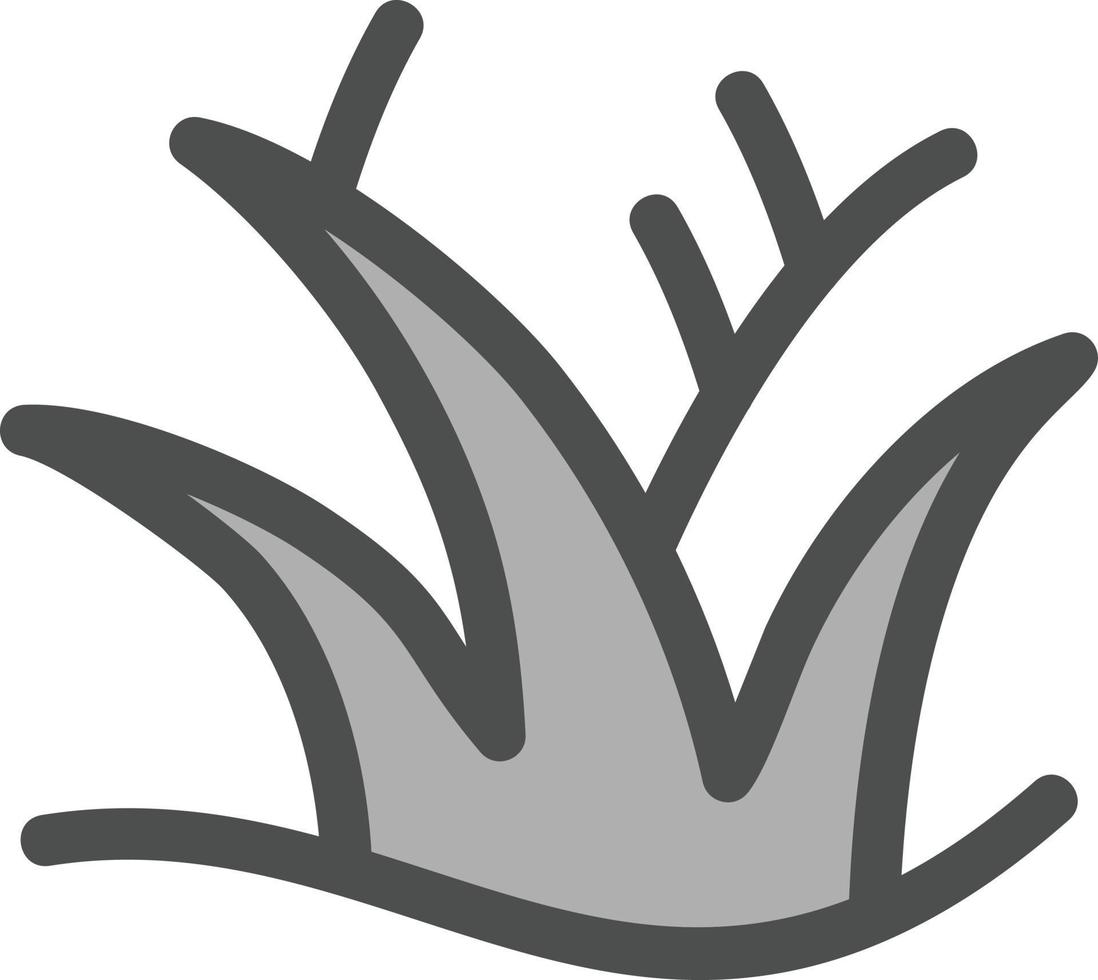 Desert Grass Vector Icon Design