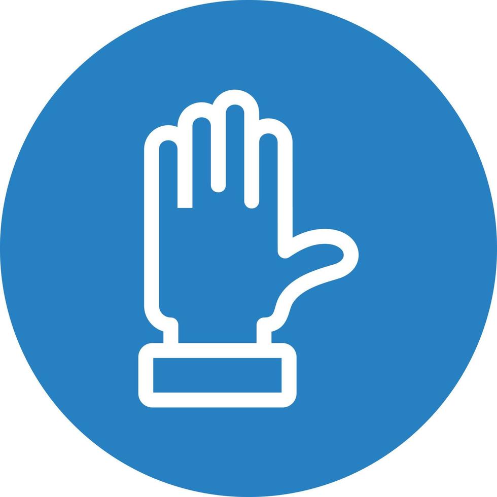 Raise Hand Vector Icon Design