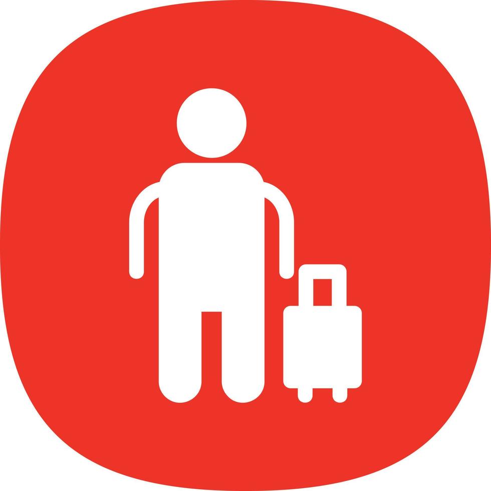 Tourist Vector Icon Design