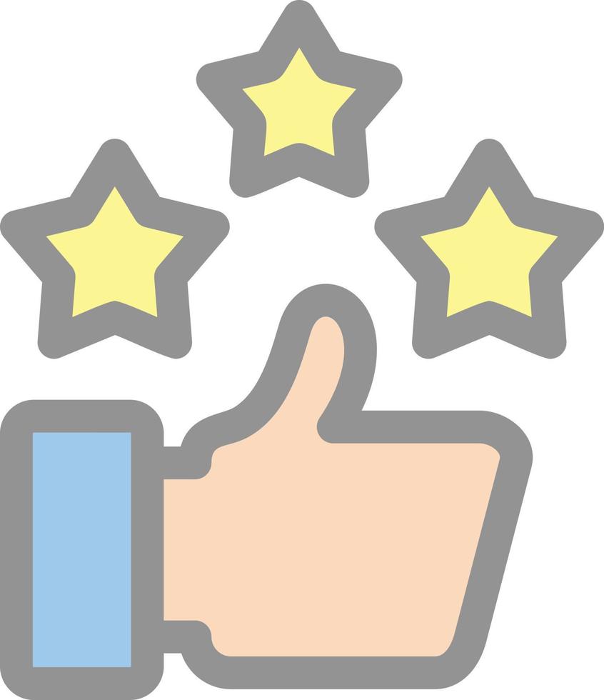 Rating Vector Icon Design