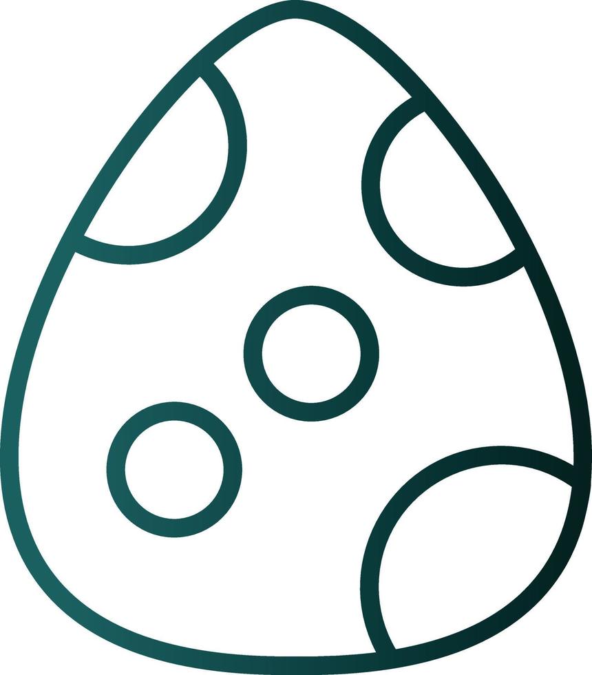 Dinosaur Egg Vector Icon Design