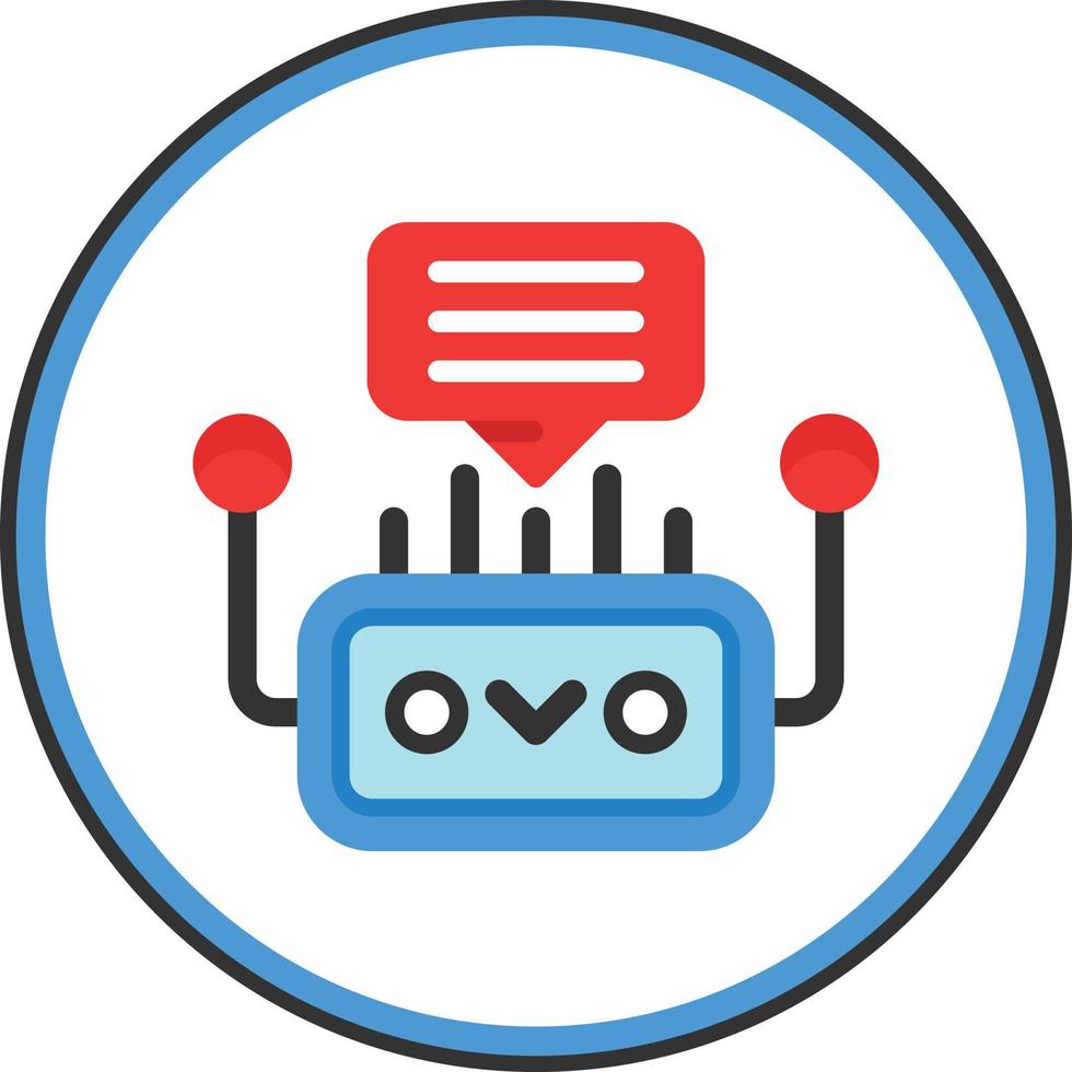Chatbot Vector Icon Design