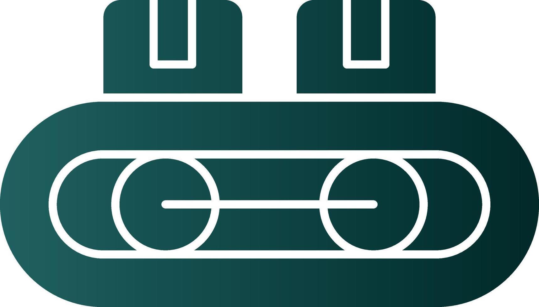 Conveyor Belt Vector Icon Design