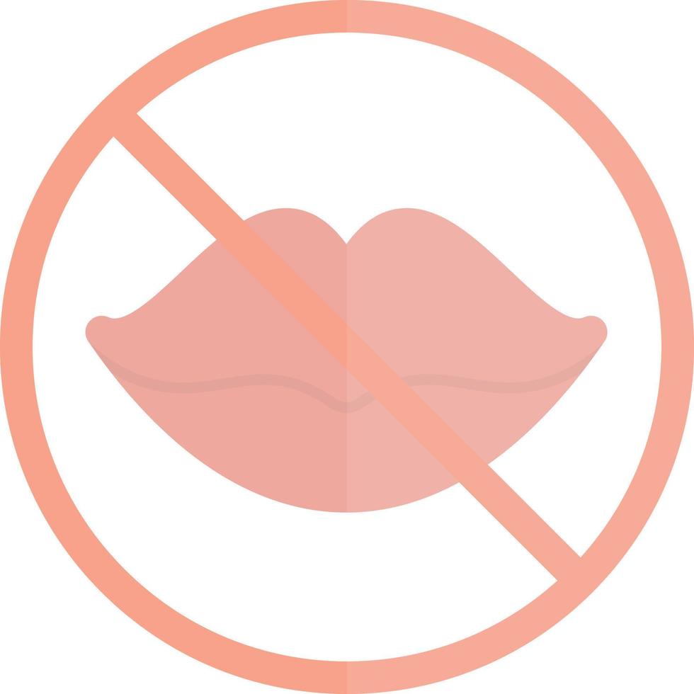 No Speak Vector Icon Design