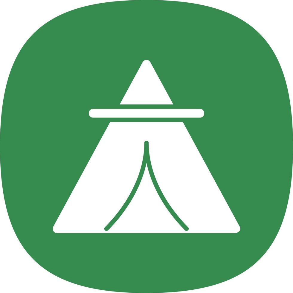 Desert Tipi Vector Icon Design