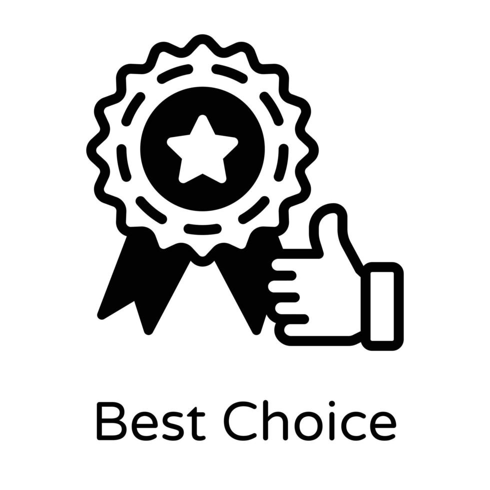 A best choice solid icon download vector