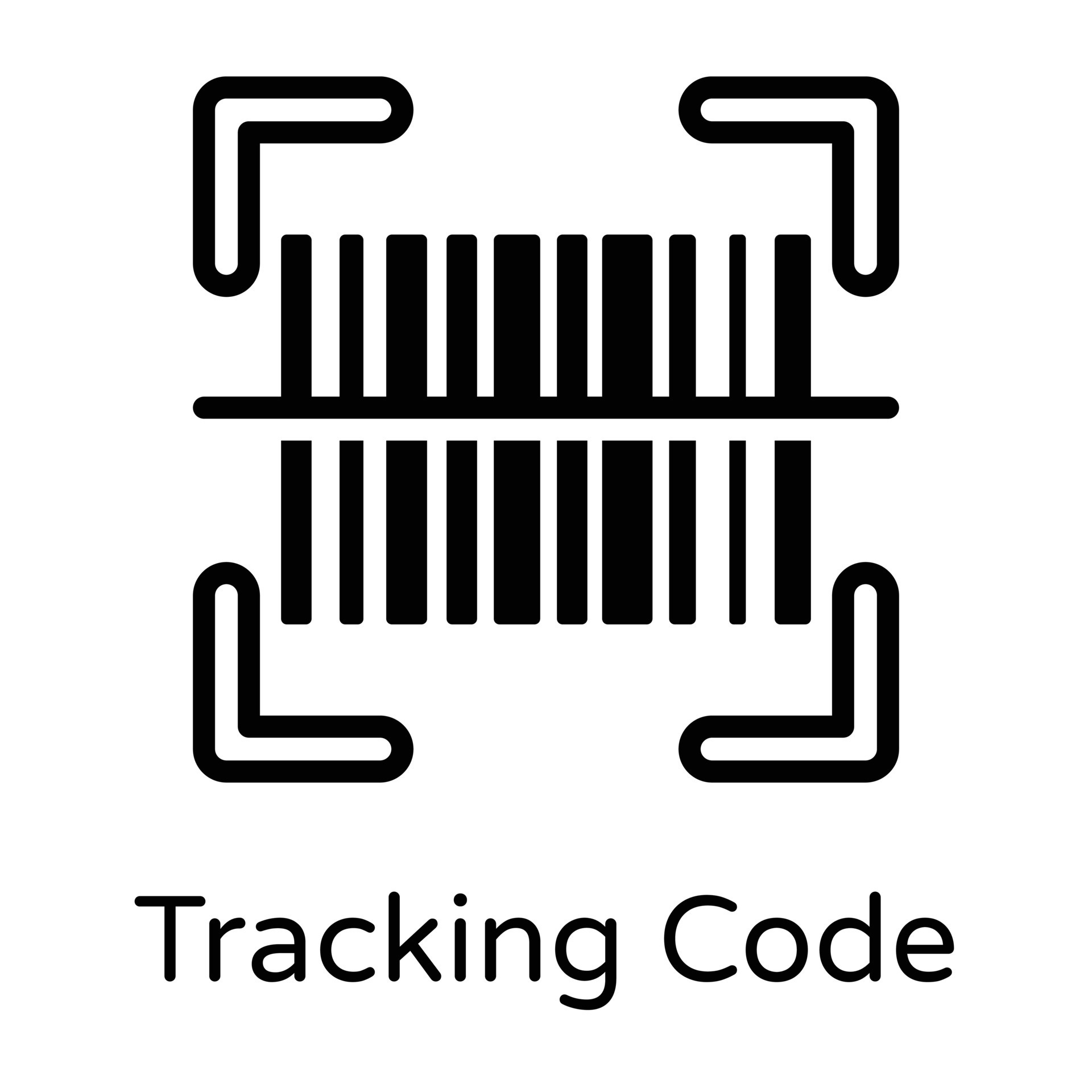 A tracking code glyph icon download 14821145 Vector Art at Vecteezy