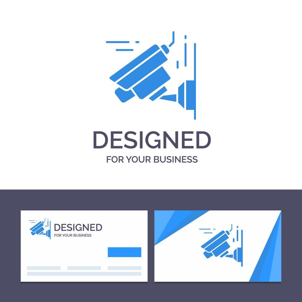 Creative Business Card and Logo template Camera Image Technology Vector Illustration