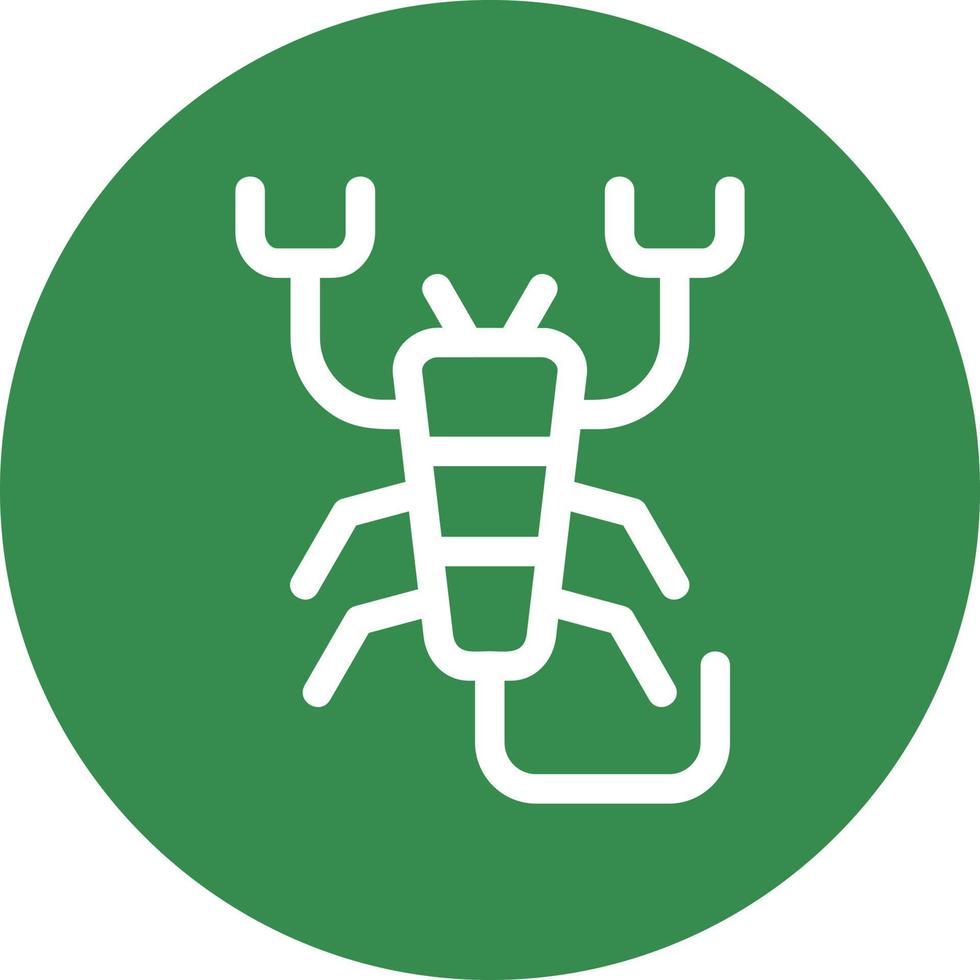 Scorpion Filled Icon vector