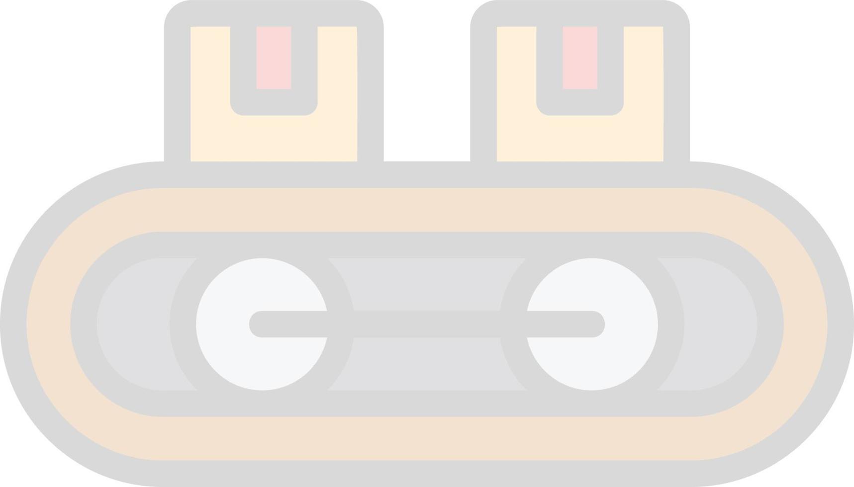 Conveyor Belt Vector Icon Design