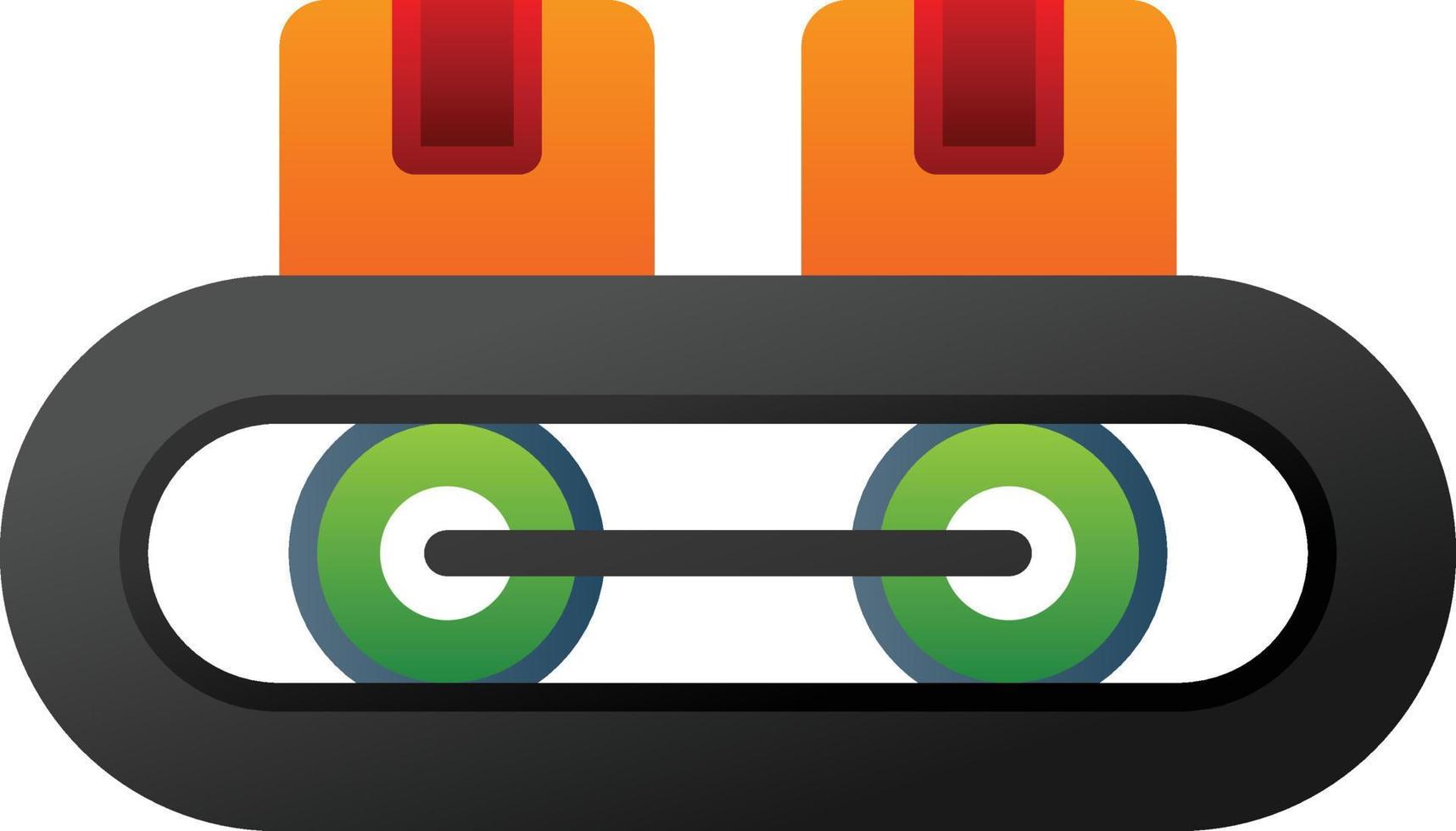 Conveyor Belt Vector Icon Design