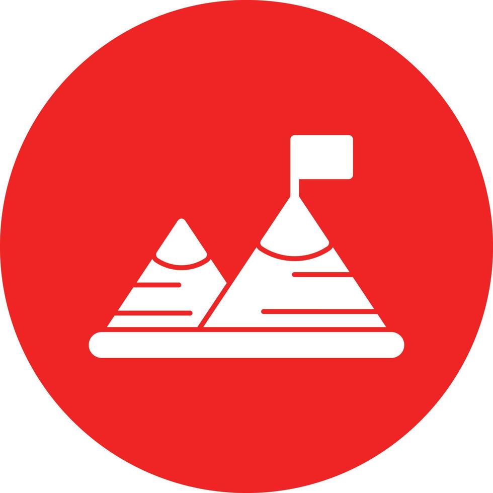 Milestone Vector Icon Design