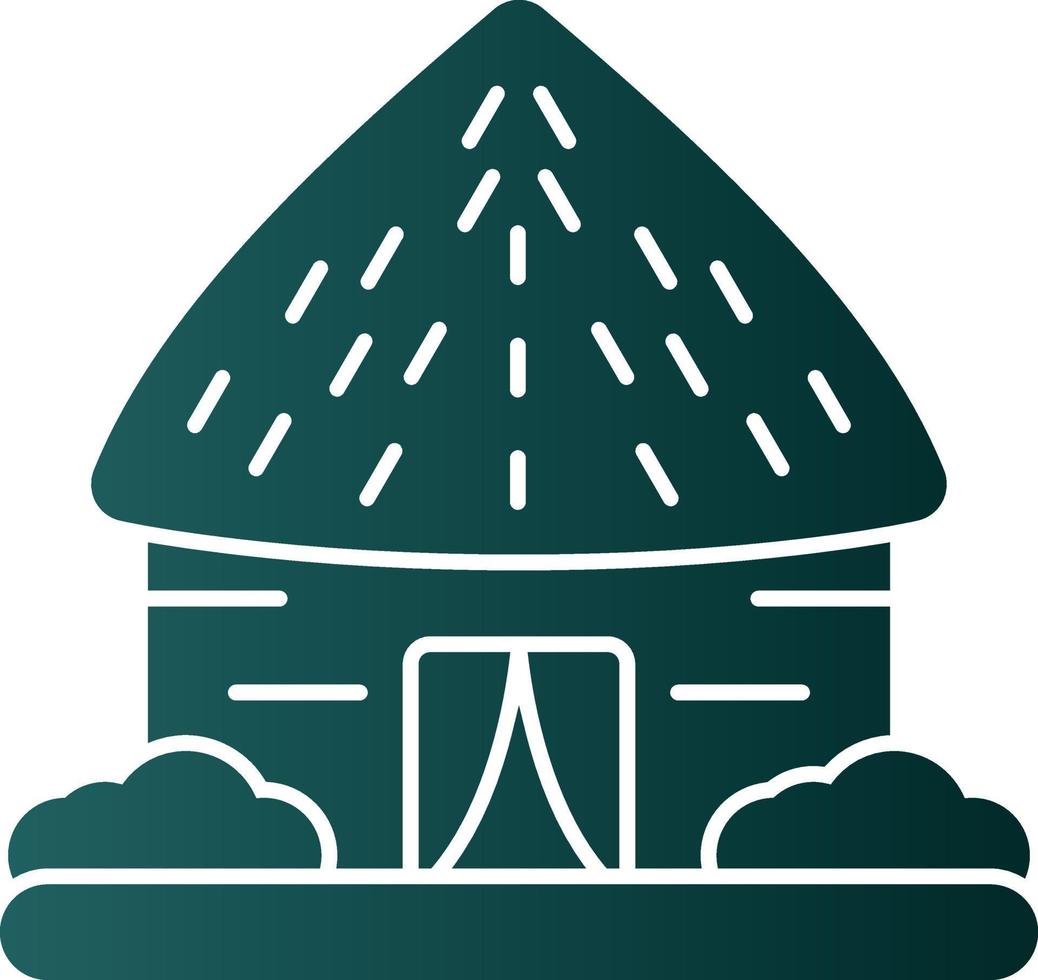 Hut Vector Icon Design