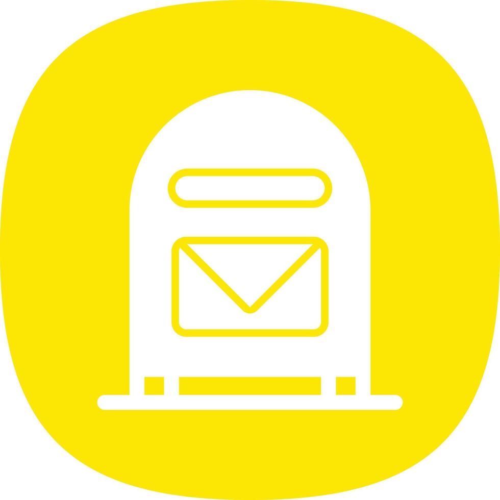 Mailbox Vector Icon Design