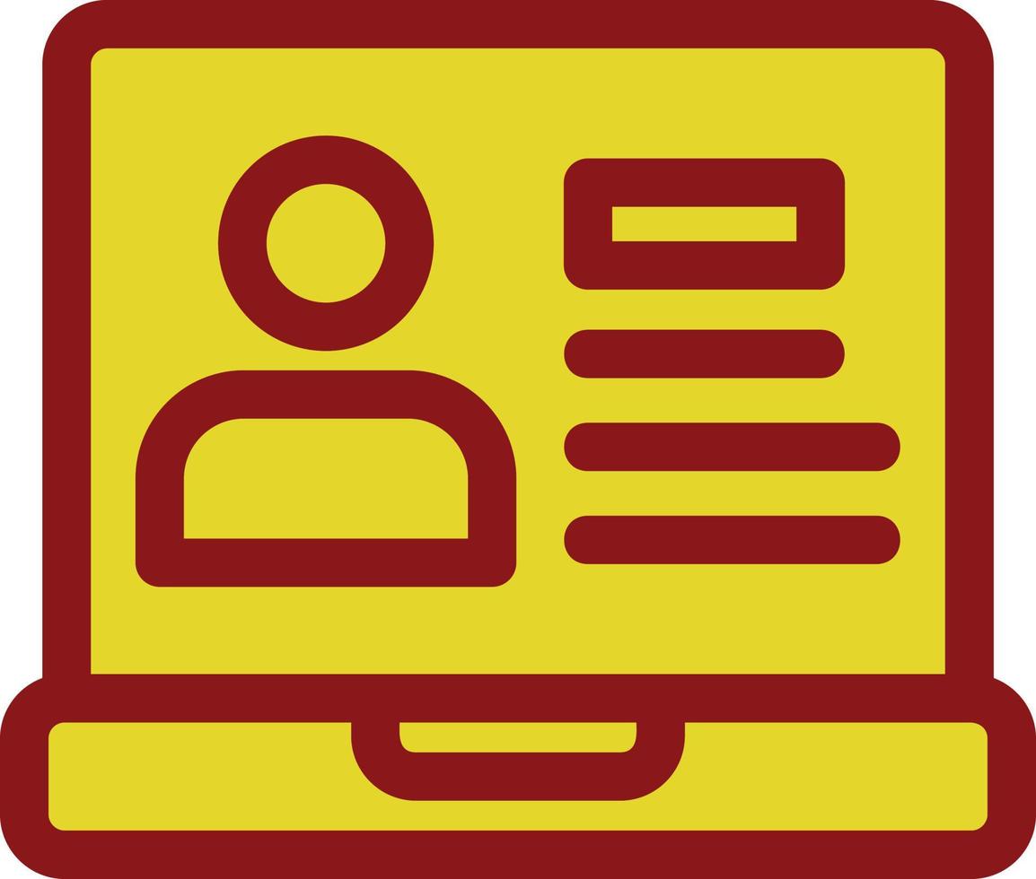 Profile Vector Icon Design