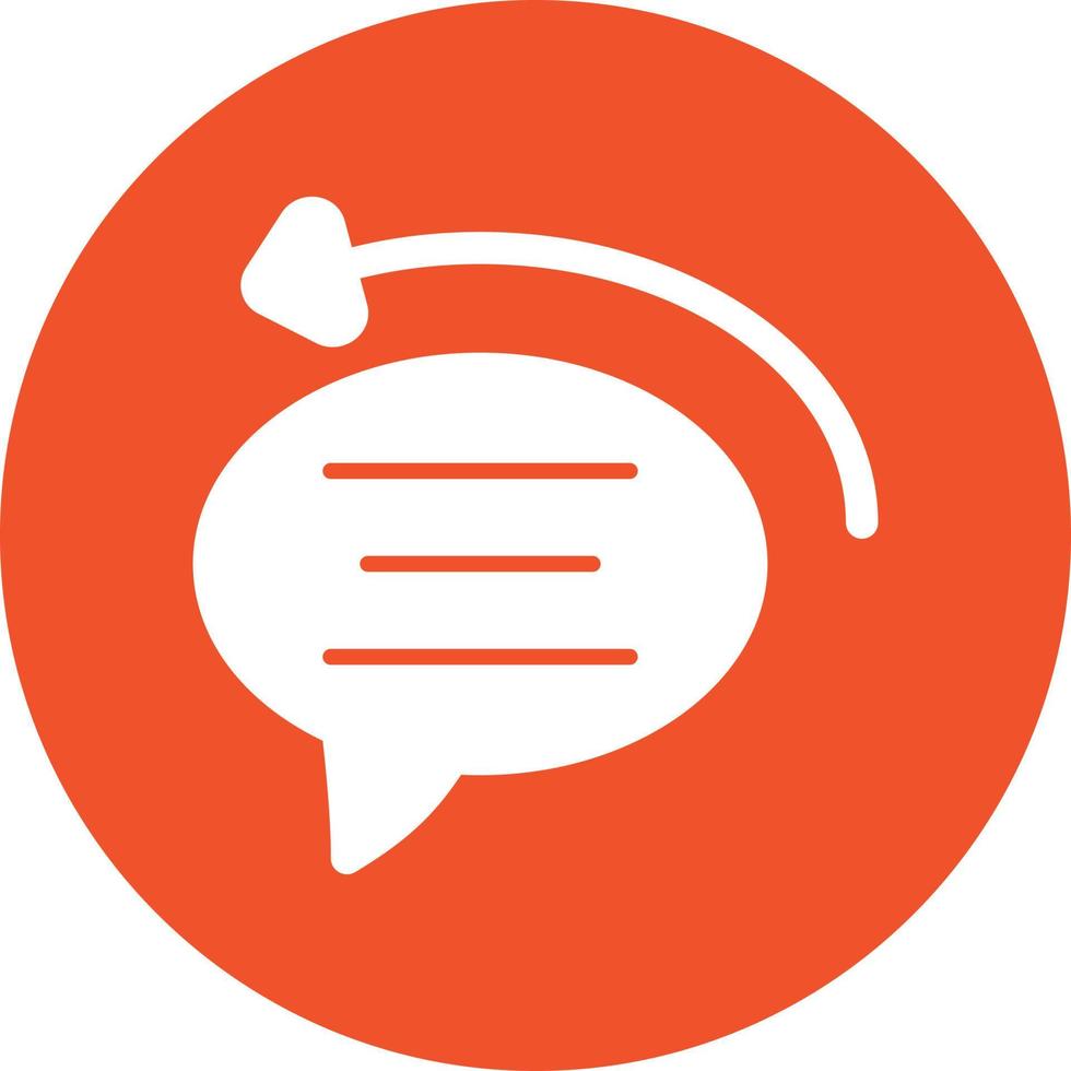 Auto Reply Vector Icon Design