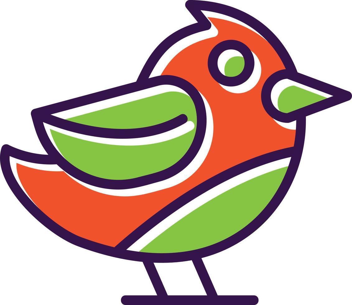 Bird Vector Icon Design