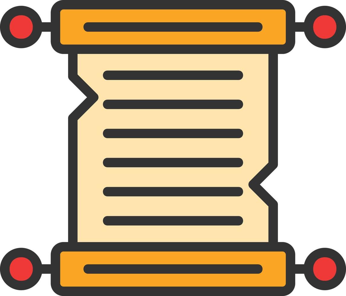Parchment Vector Icon Design