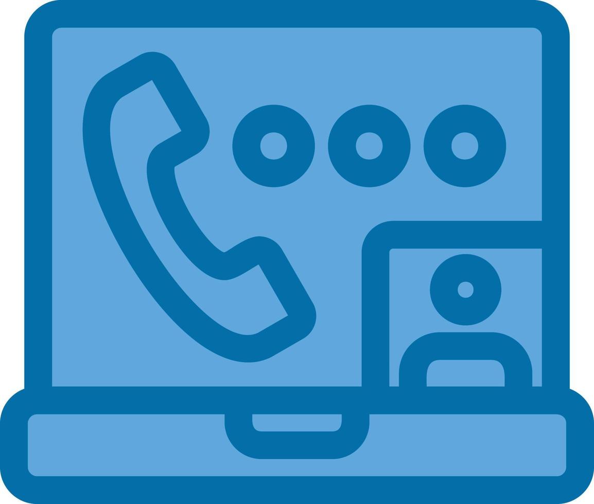 Video Call Vector Icon Design