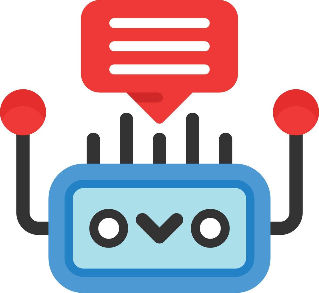 Chatbot Vector Icon Design