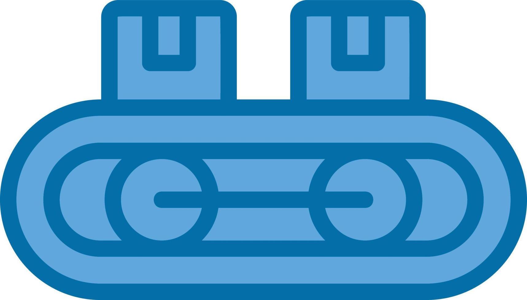 Conveyor Belt Vector Icon Design