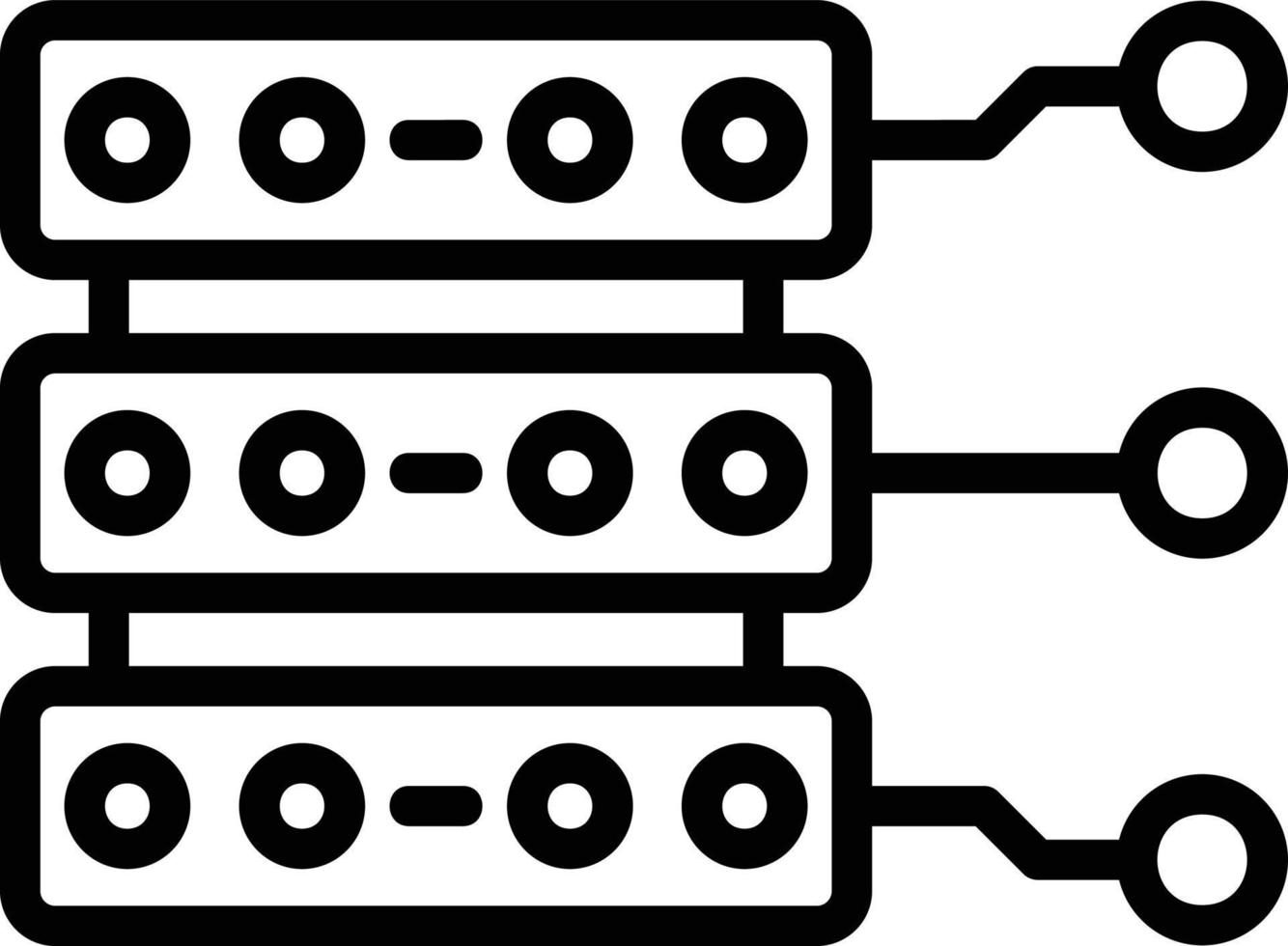 Server Vector Icon Design