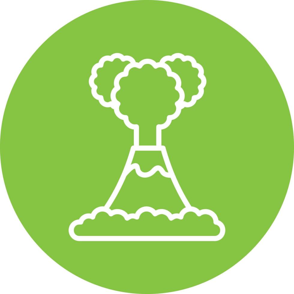 Volcano Vector Icon Design