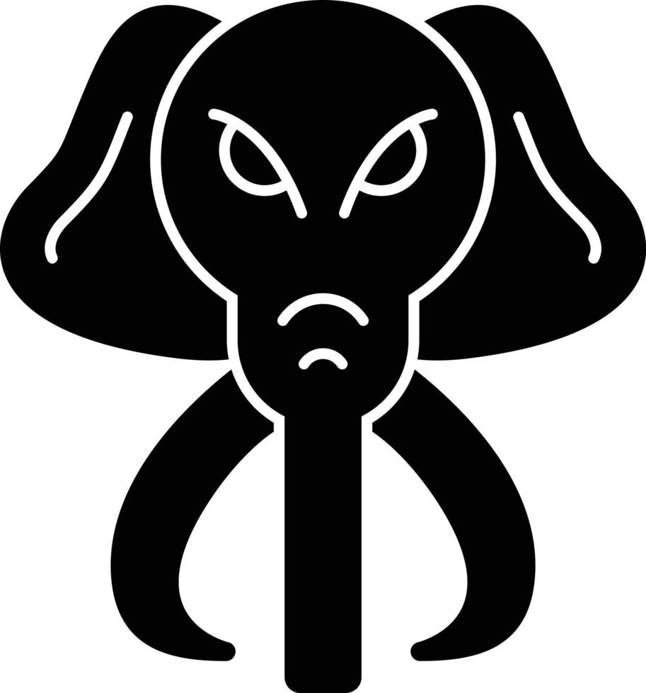Mammoth Vector Icon Design