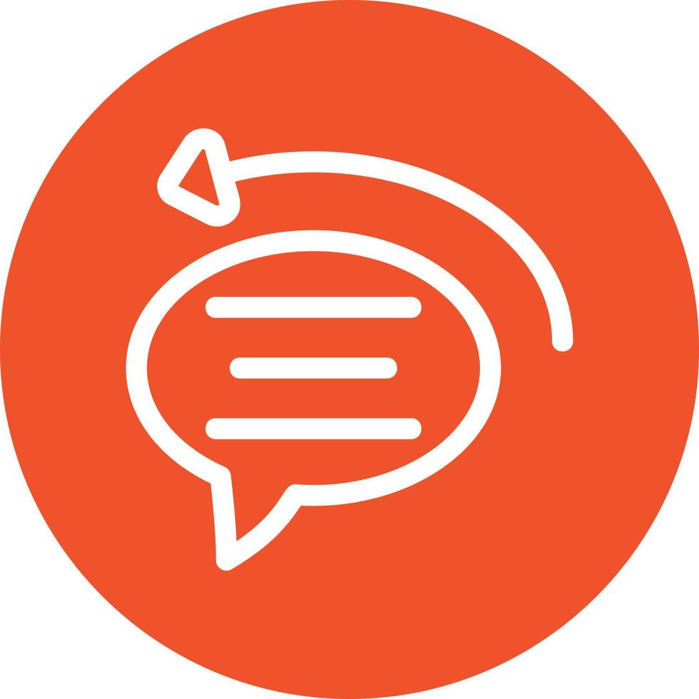 Auto Reply Vector Icon Design