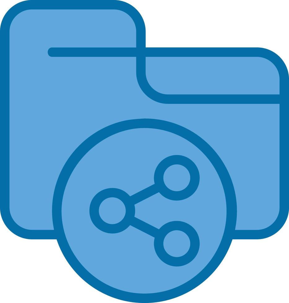 Shared Folder Vector Icon Design