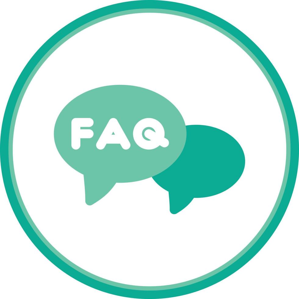 FAQ Vector Icon Design