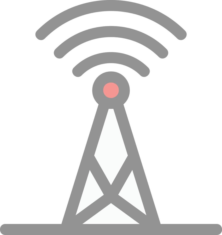 Broadcast Vector Icon Design