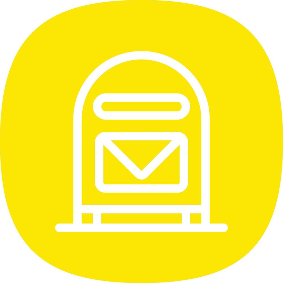 Mailbox Vector Icon Design