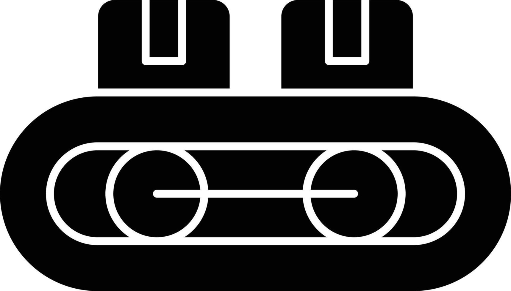 Conveyor Belt Vector Icon Design