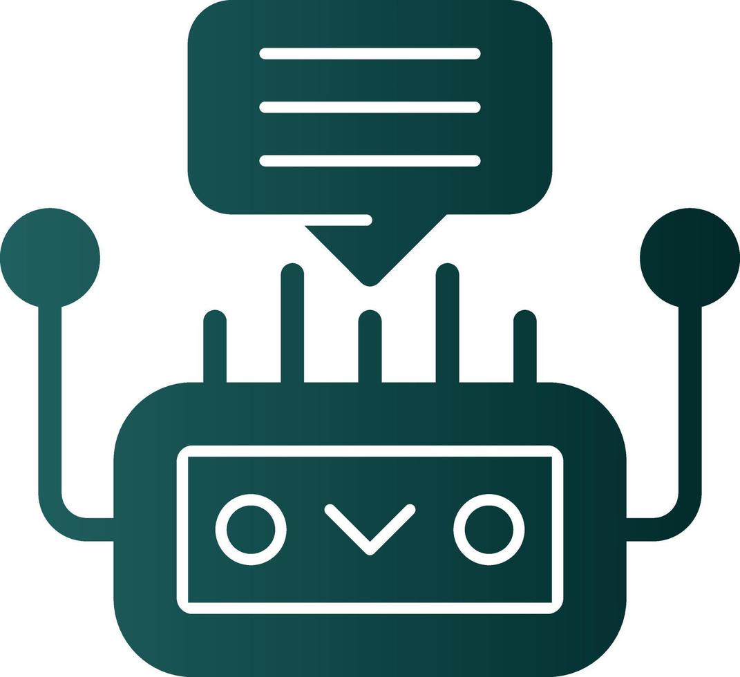 Chatbot Vector Icon Design