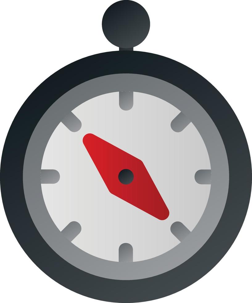 Compass Filled Icon vector