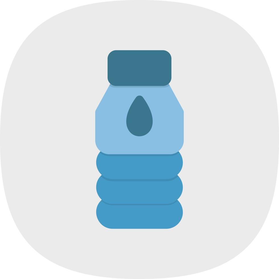 Water Flask Filled Icon vector